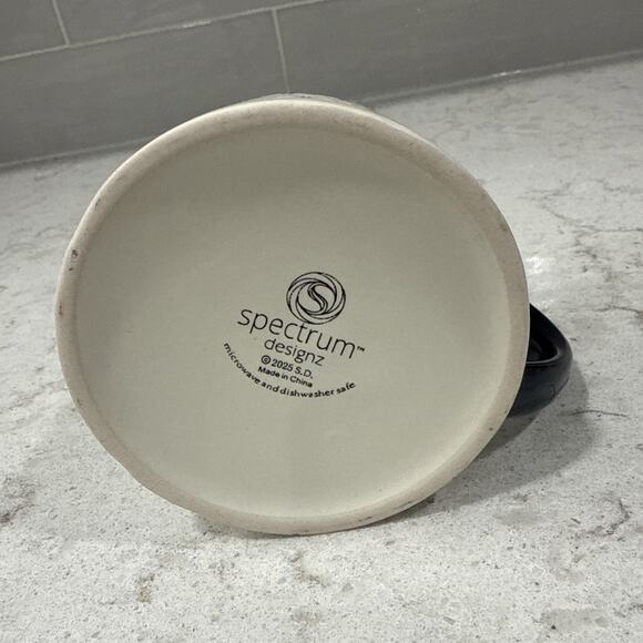 PURRRFECT LOVE Hand Painted Cats 17oz Ceramic Mug Cup SPECTRUM DESIGNZ Cat - Picture 7 of 8